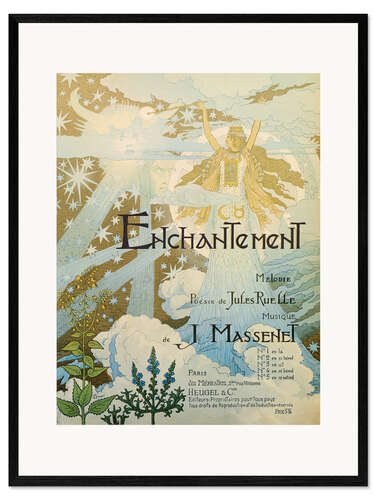 Framed art print Enchanted (French)