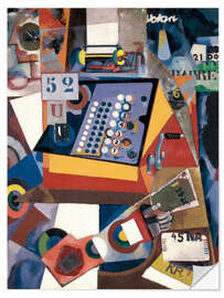 Selvklebende plakat Untitled (Cash register)