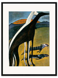 Impressão artística com moldura Os Galgos - Amadeo de Souza-Cardoso