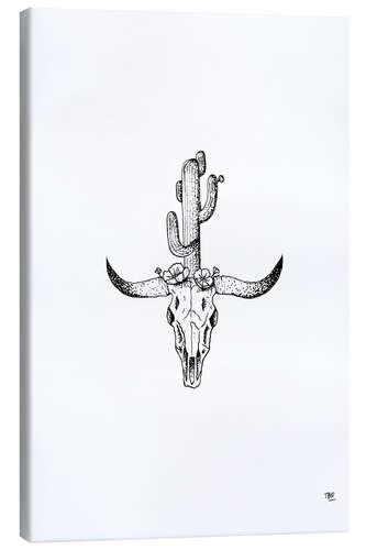 Canvas print Longhorn