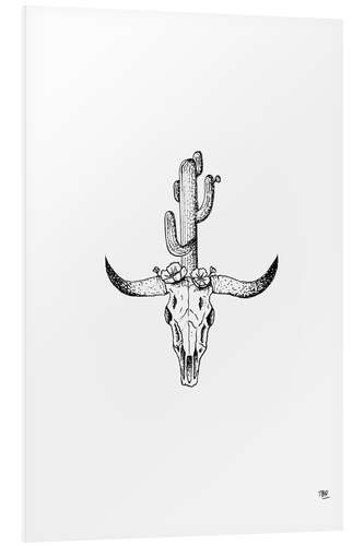 Foam board print Longhorn