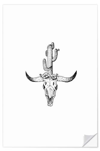 Wall sticker Longhorn