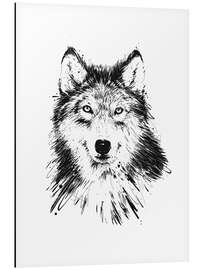 Magnettafel Wolf