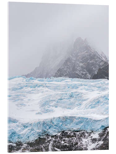 Acrylic print Glacier of Drygalski Fjord