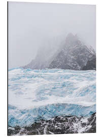 Aluminium print Glacier of Drygalski Fjord