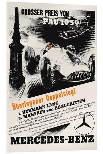 Obraz na szkle akrylowym Grand Prix of Pau 1939 (German)