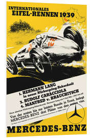 Foam board print Eifel race 1939 (German)