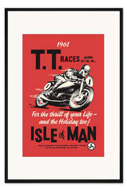 Gerahmter Kunstdruck T.T. Races