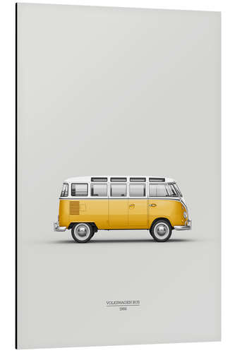 Aluminiumsbilde Yellow bus