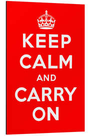 Magnettafel Ruhig bleiben und weitermachen (englisch)