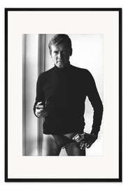 Gerahmter Kunstdruck Roger Moore