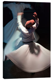 Canvas print  Whirling dervishes while dancing - Keren Su