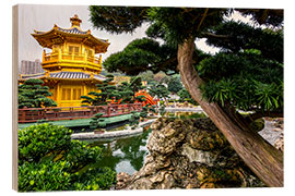 Trätavla Pagoda in Chi Lin Nunnery