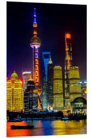 Foam board print Skyscrapers in Shanghai