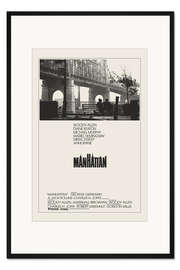 Gerahmter Kunstdruck Manhattan (englisch)
