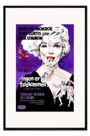 Gerahmter Kunstdruck Manche mögen's heiß (dänisch)