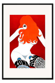 Gerahmter Kunstdruck Zona Roja (spanisch)