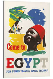 Magnettafel Besuche Ägypten (englisch)