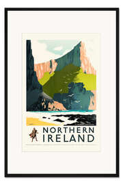 Gerahmter Kunstdruck Nordirland (englisch)