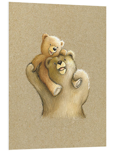 Foam board print Mom bear