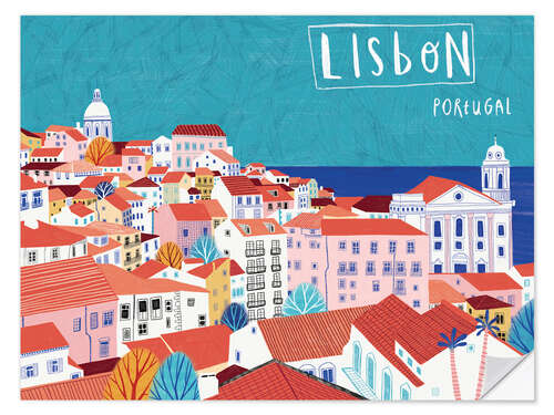 Wall sticker Lisbon by the sea