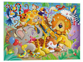 Foam board print Animal party