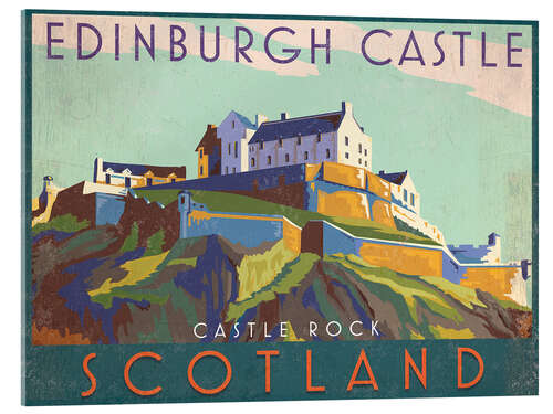 Acrylic print Edinburgh Castle