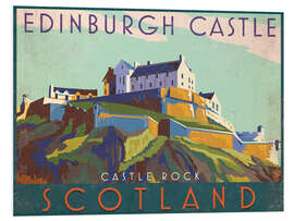 Quadro em PVC Edinburgh Castle