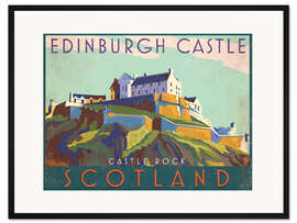 Gerahmter Kunstdruck Edinburgh Castle