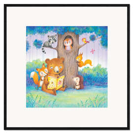 Framed art print Good Night Story