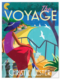 Selvklebende plakat Voyage