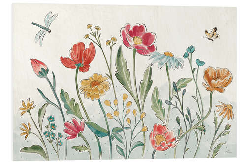 Quadro em PVC Campo wildflower