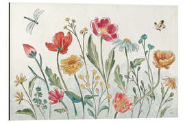 Magnettafel Wildblumenfeld