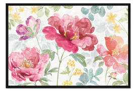 Gerahmter Kunstdruck Frühlingsblüte I