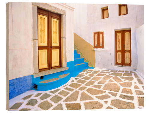 Wood print Doors and staircase