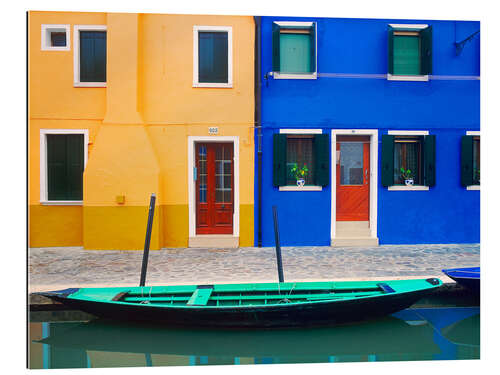 Gallery print Colorful house facades of Burano III