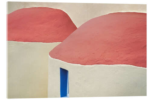 Acrylic print Kalymnos, roofs of the Greek Orthodox Church