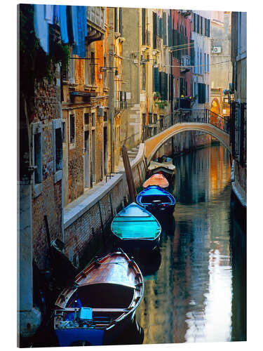 Obraz na szkle akrylowym Gondolas are in Canal II