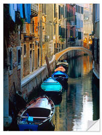 Selvklebende plakat Gondolas are in Canal II