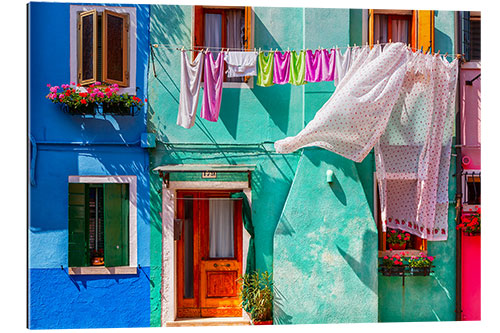 Galleritryk Colorful house facade I