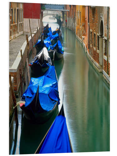 Foam board print Gondolas are in the Canal III