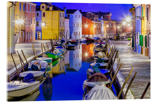 Acrylglas print Burano in Veneto