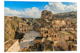 Print på skumplade Basilicata in the province of Matera