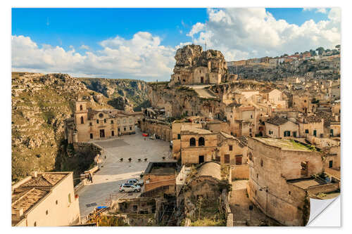 Vinilo para la pared Basilicata en la provincia de Matera