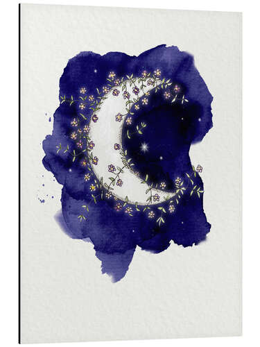 Aluminium print Flower Moon