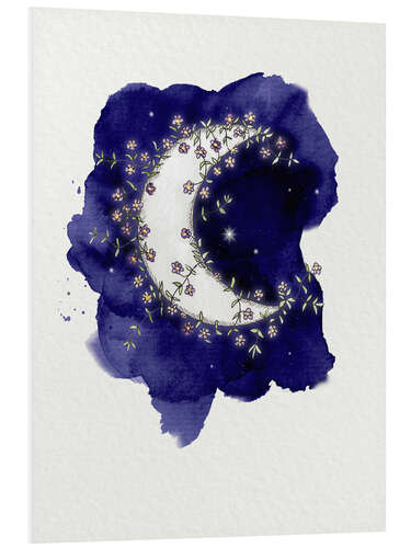 Quadro em PVC Flower Moon