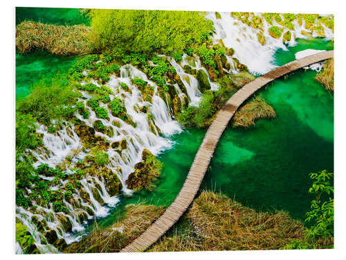 Bilde på skumplate Plitvice Lakes in Croatia