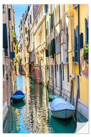 Selvklebende plakat Siesta in Venice