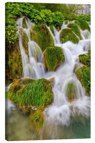 Obraz na płótnie Waterfalls in the Plitvice National Park