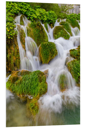 Hartschaumbild Wasserfälle im Nationalpark Plitvice